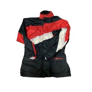 Teknic Racing Jacket Red Black White Colorblock Motorcycle Sportswear XL